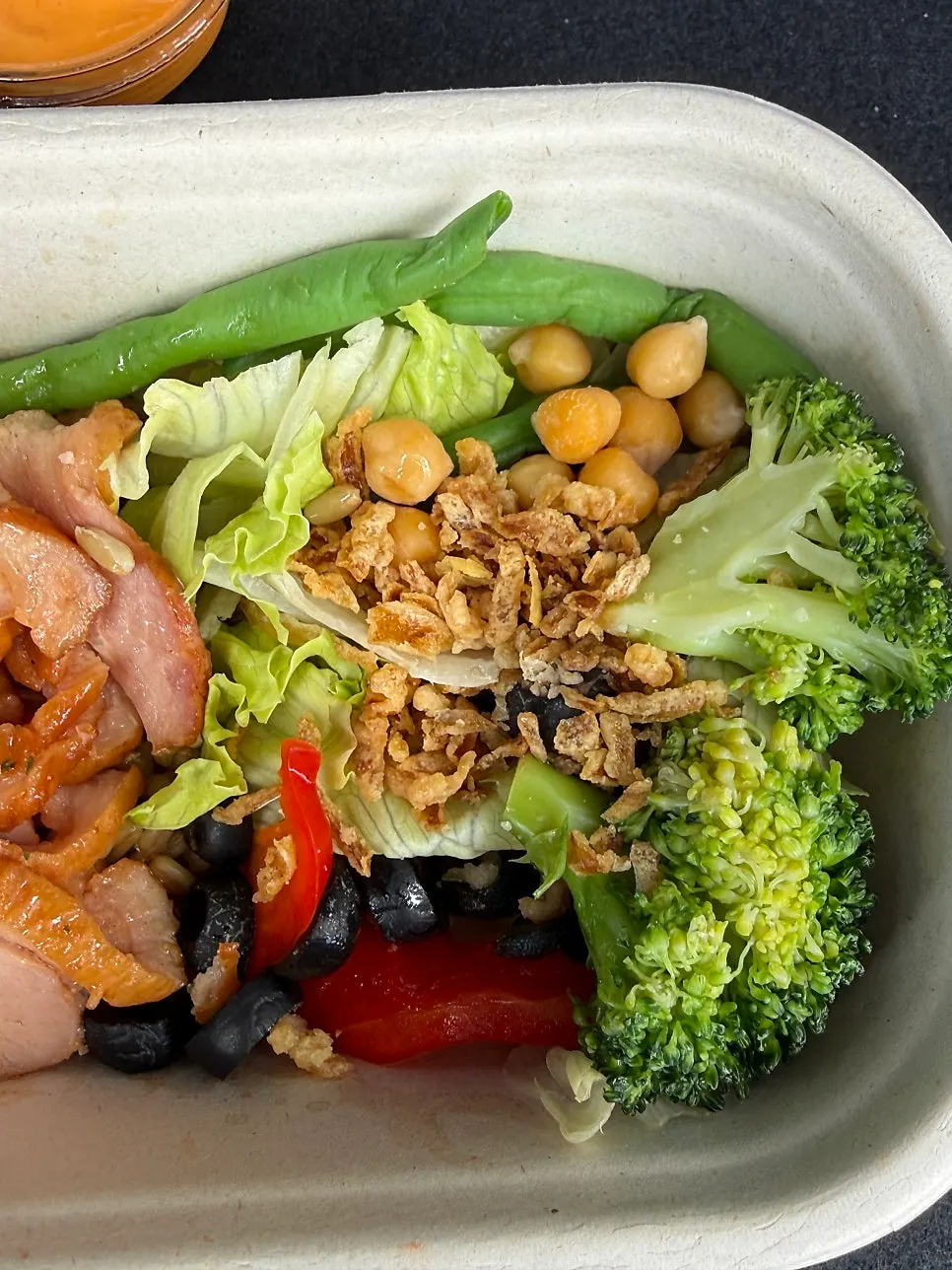 Chicken Light Protein Box with steamed chicken breast and vegetables