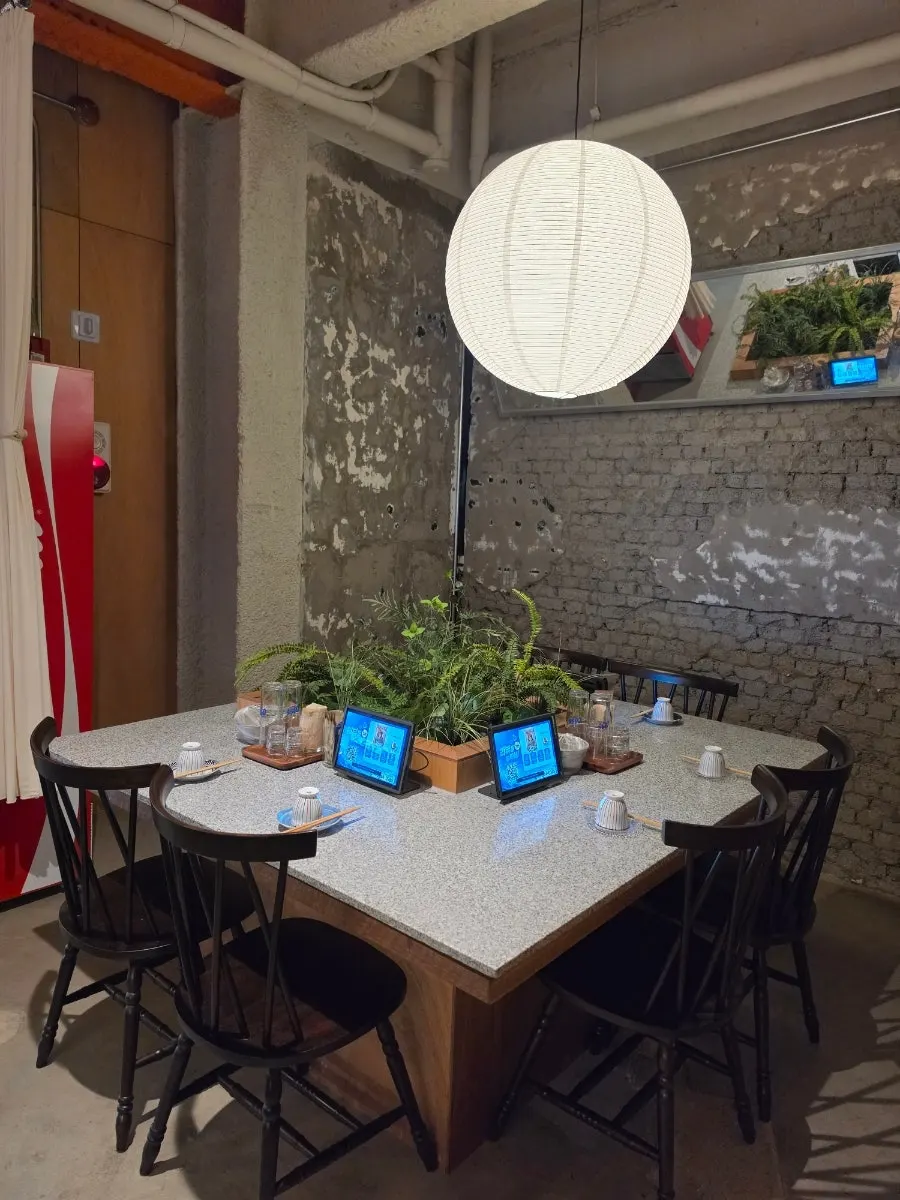 Modern izakaya interior