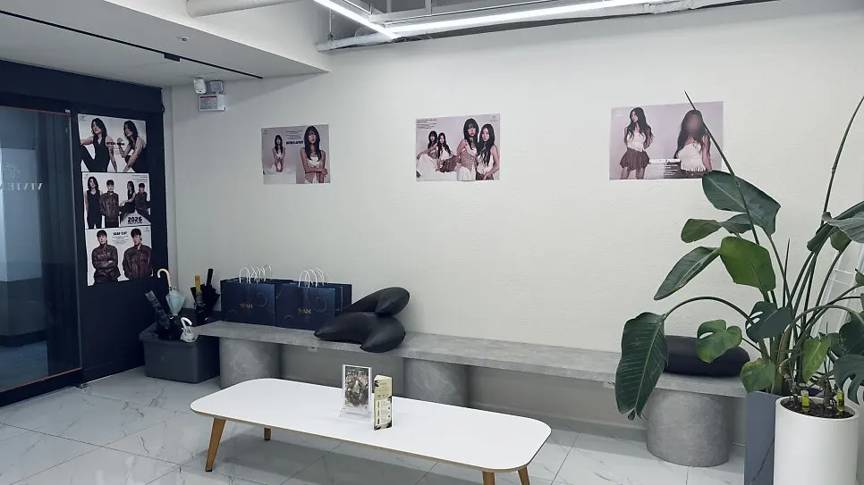 Spacious service area extending toward the back of the salon