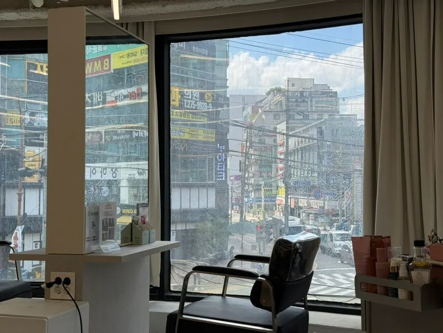 Seat by the window for the treatment