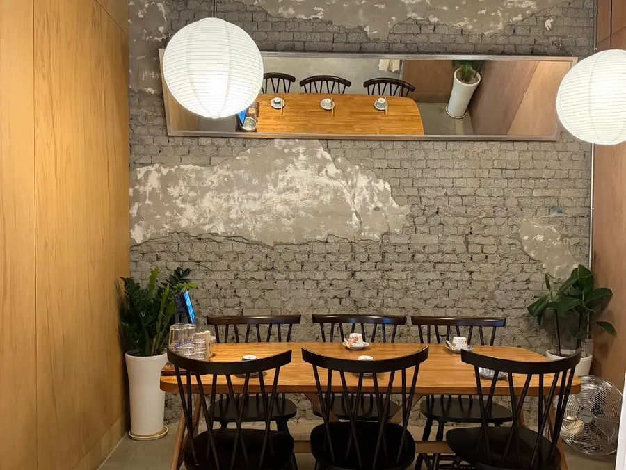 Private room-style seating at Tansaeng Sangnam Branch