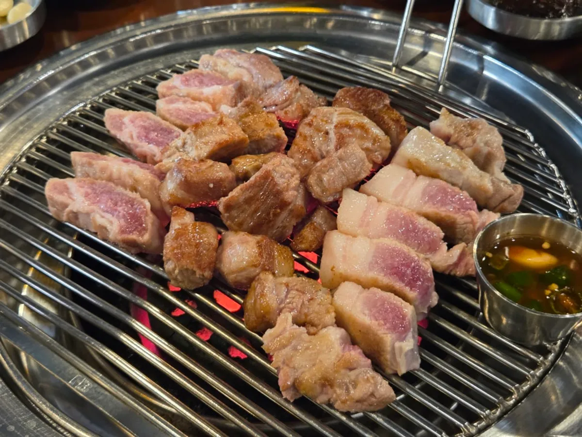 초벌한 2주 숙성 고깃리모둠 A