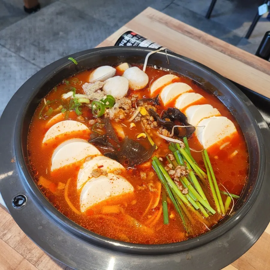 영호진미 쌀과 백합순두부 전골 안내