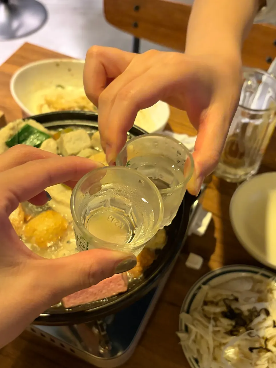 Glass noodles in the oden soup