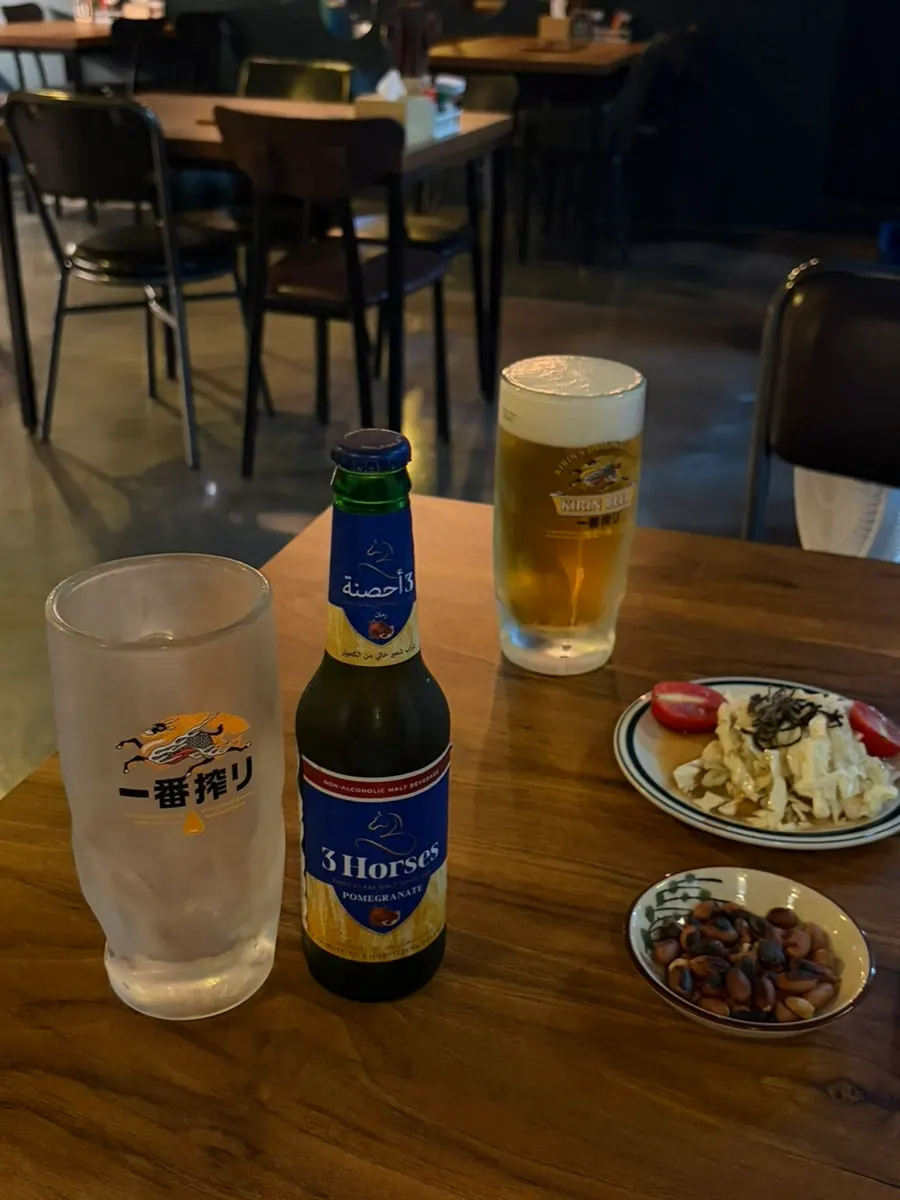 테이블에 세팅된 기본안주