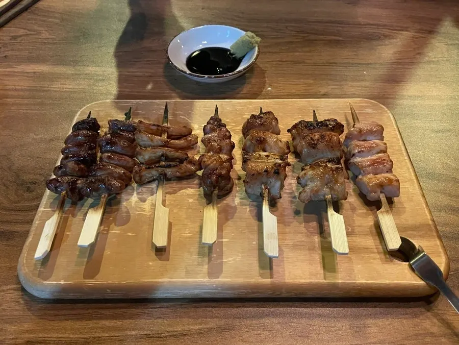 가장 먼저 먹은 닭안심 꼬치