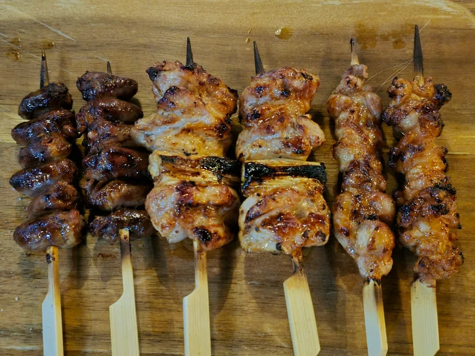야키토리 6종 꼬치 한 상