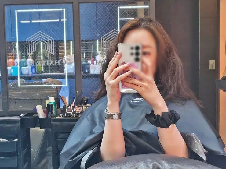 Video scene of the treatment process