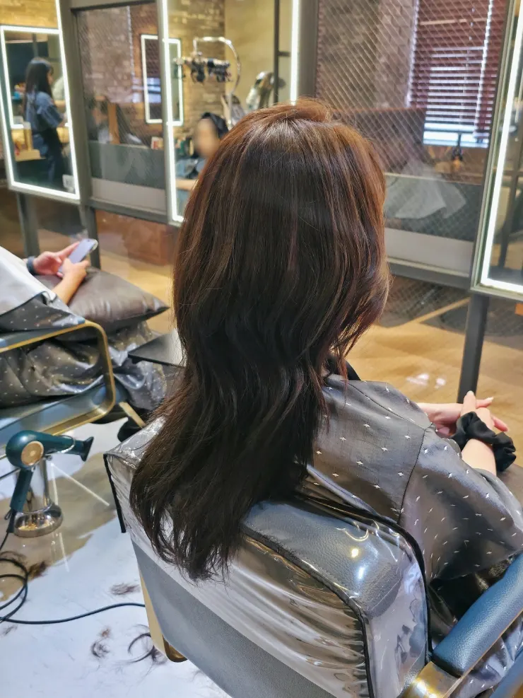 Brown dye result that canceled out yellow and red tones