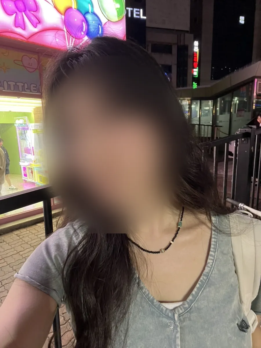 밤까지 유지된 메이크업 사진