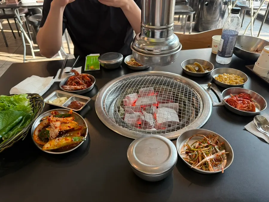 Rice bowls ordered alongside the meal