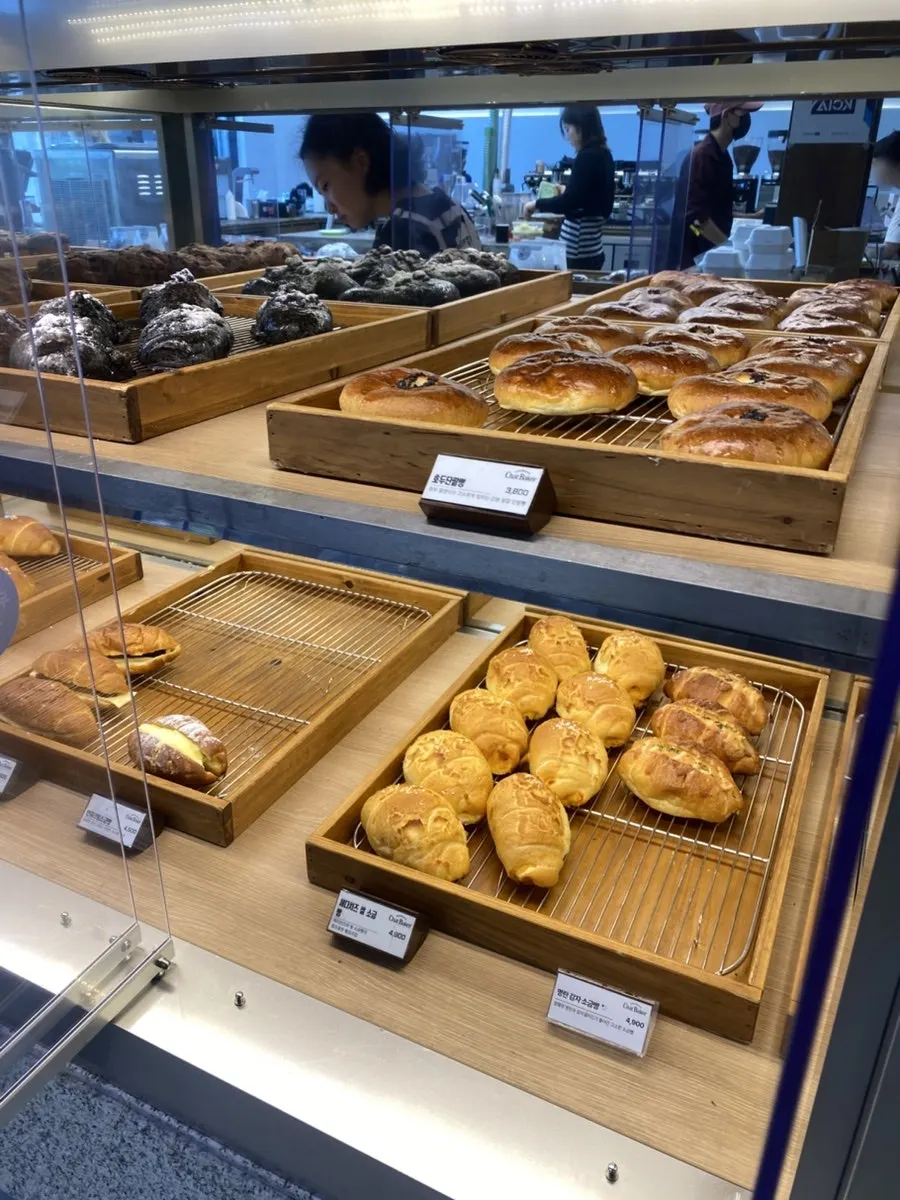 Another section of the bakery display