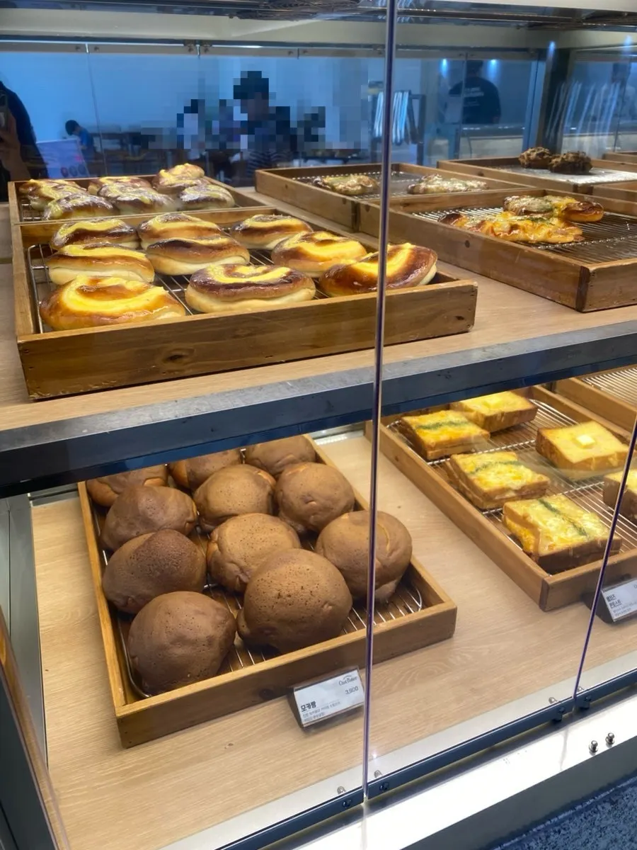 Bakery corner with salt bread