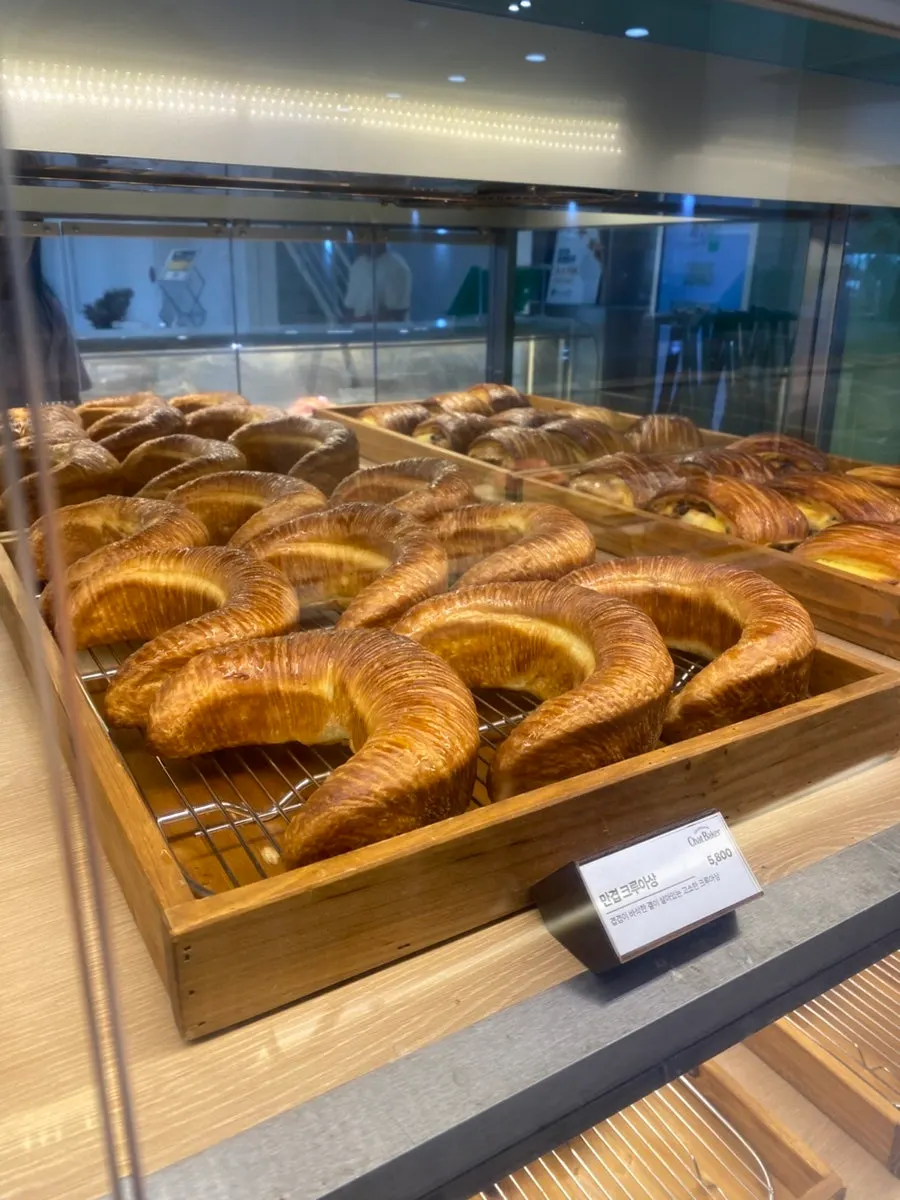 Mont blanc, kouign-amann, and other desserts on display