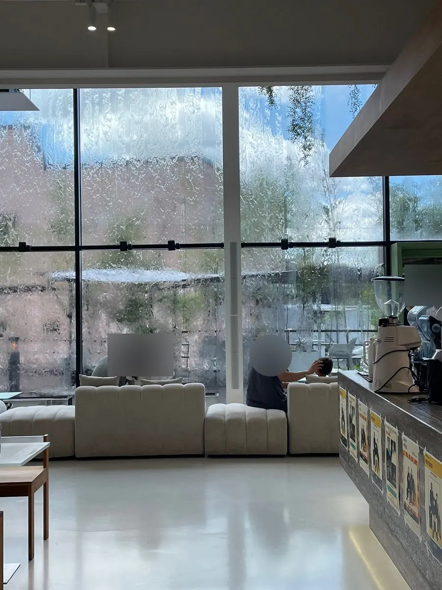 Wide view of Chat Baker's spacious first-floor interior