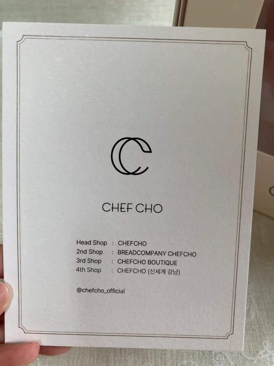 Chef Cho's cake display case