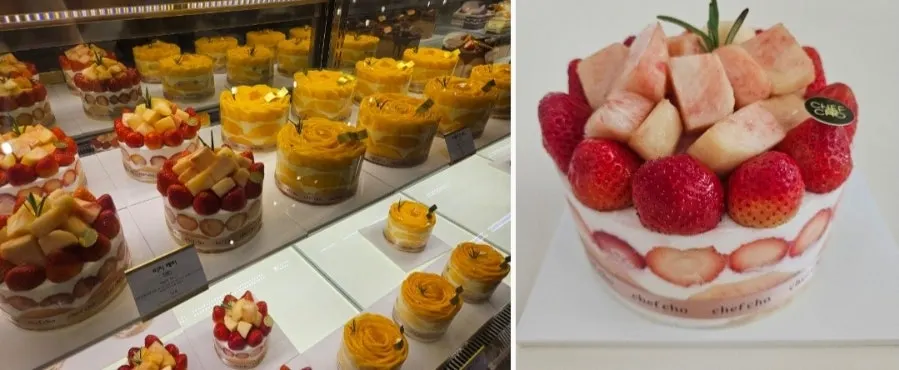 Introduction image for Chef Cho's peach cake launched for peach season