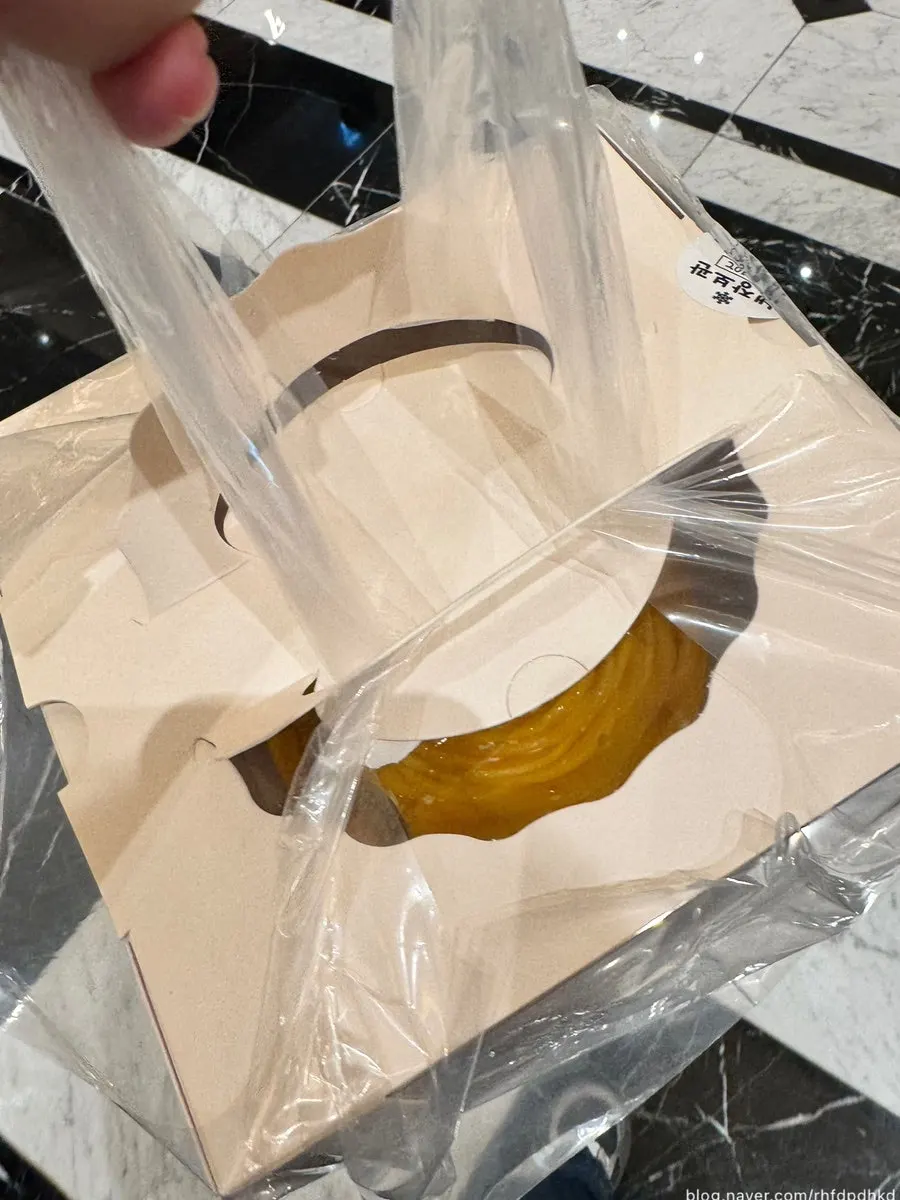 쉐프조 케이크 포장 상자와 쇼핑백
