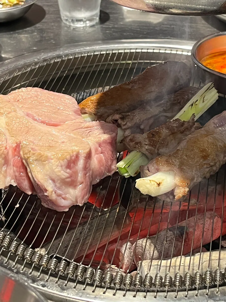 뼈다귀 모양 같은 통대파 갈매기살
