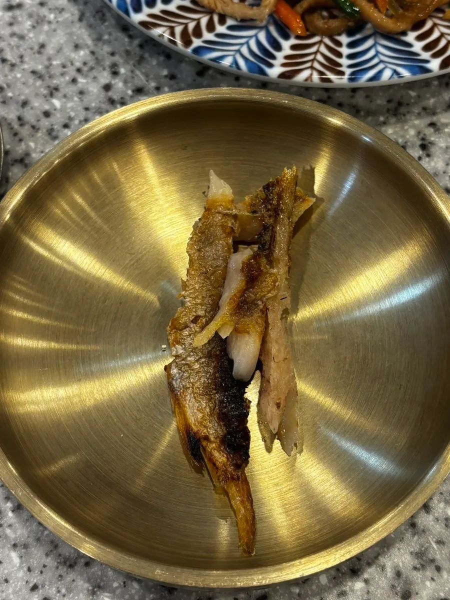 Crispy, warm kimchi pancake