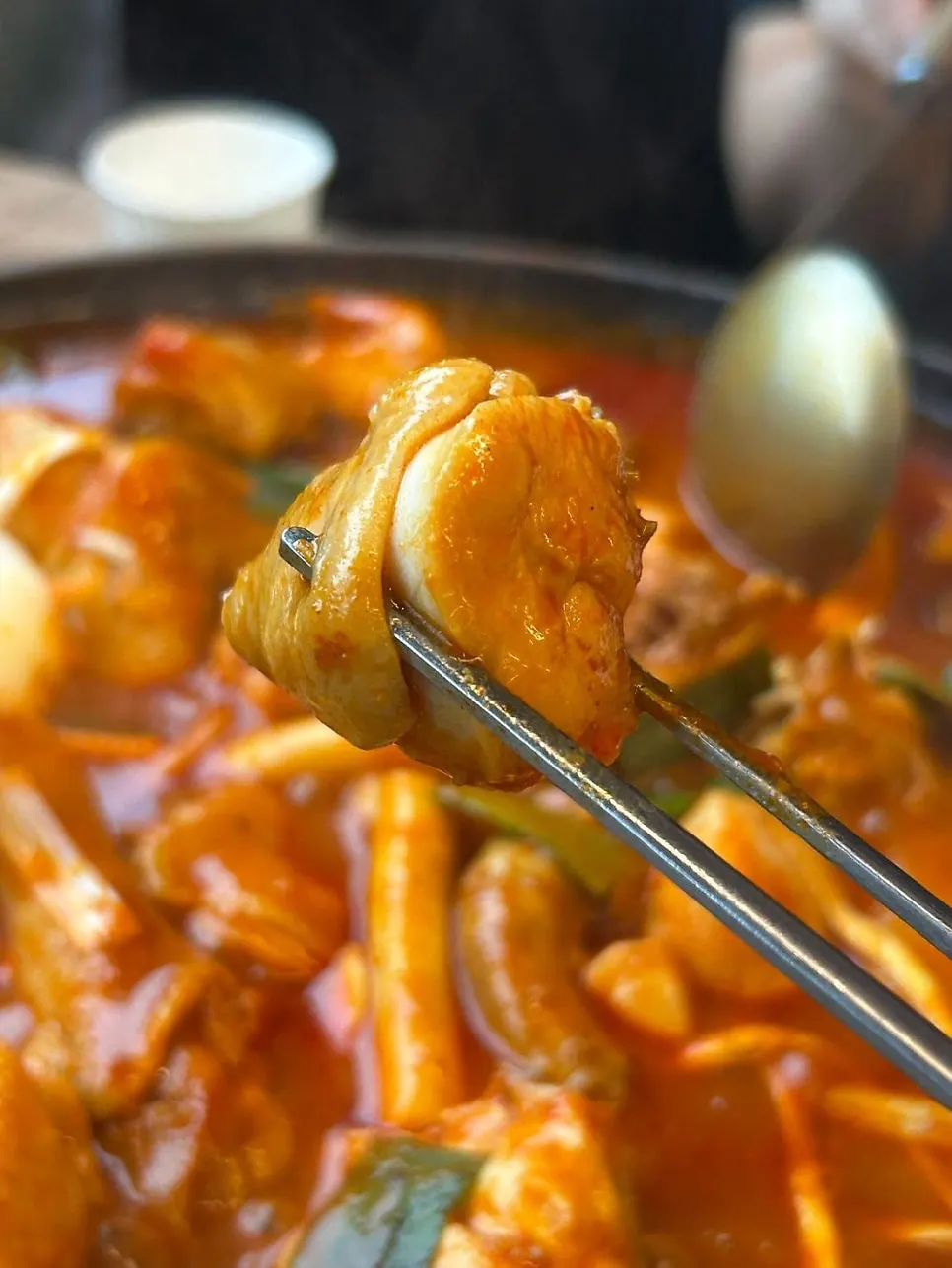 Chicken stew chicken infused with broth