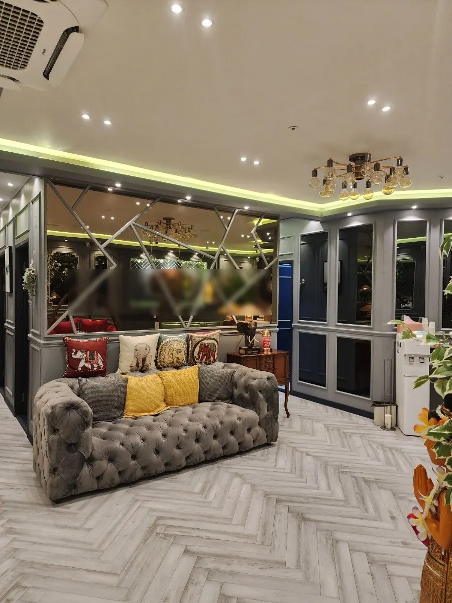 Clean and upscale shop interior