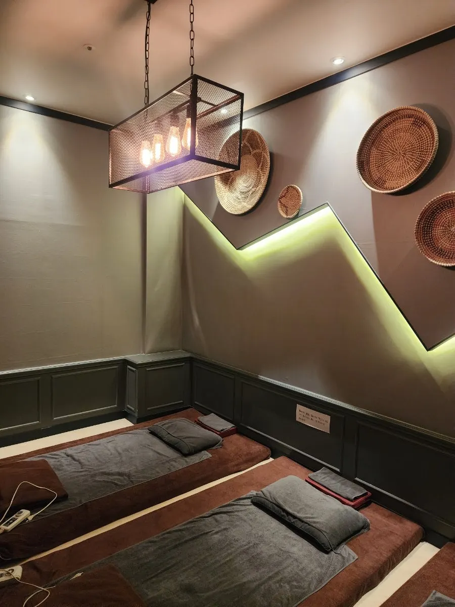 Treatment rooms for different party sizes