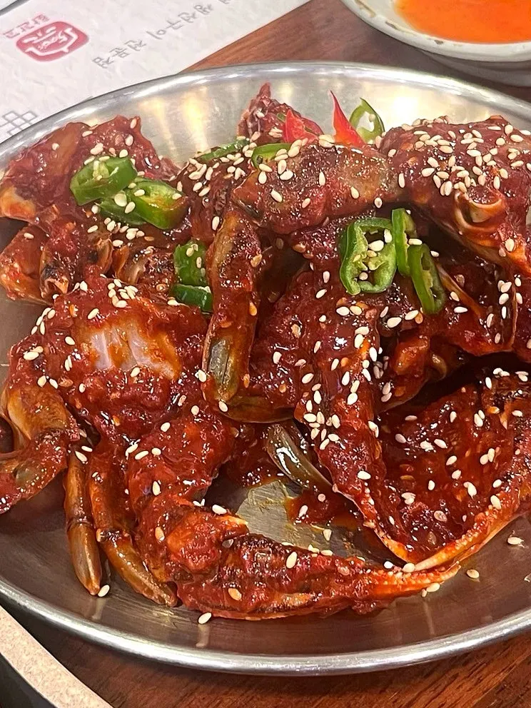The full Jeju yellow crab marinated crab set