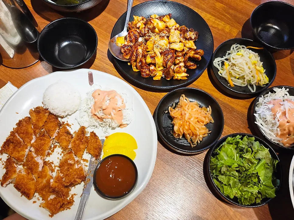 덜 매운맛으로 나온 쭈꾸미볶음