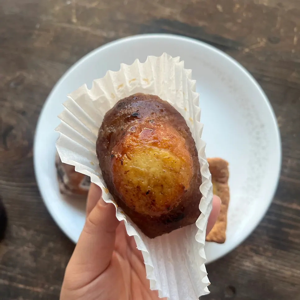 Crème brûlée madeleine
