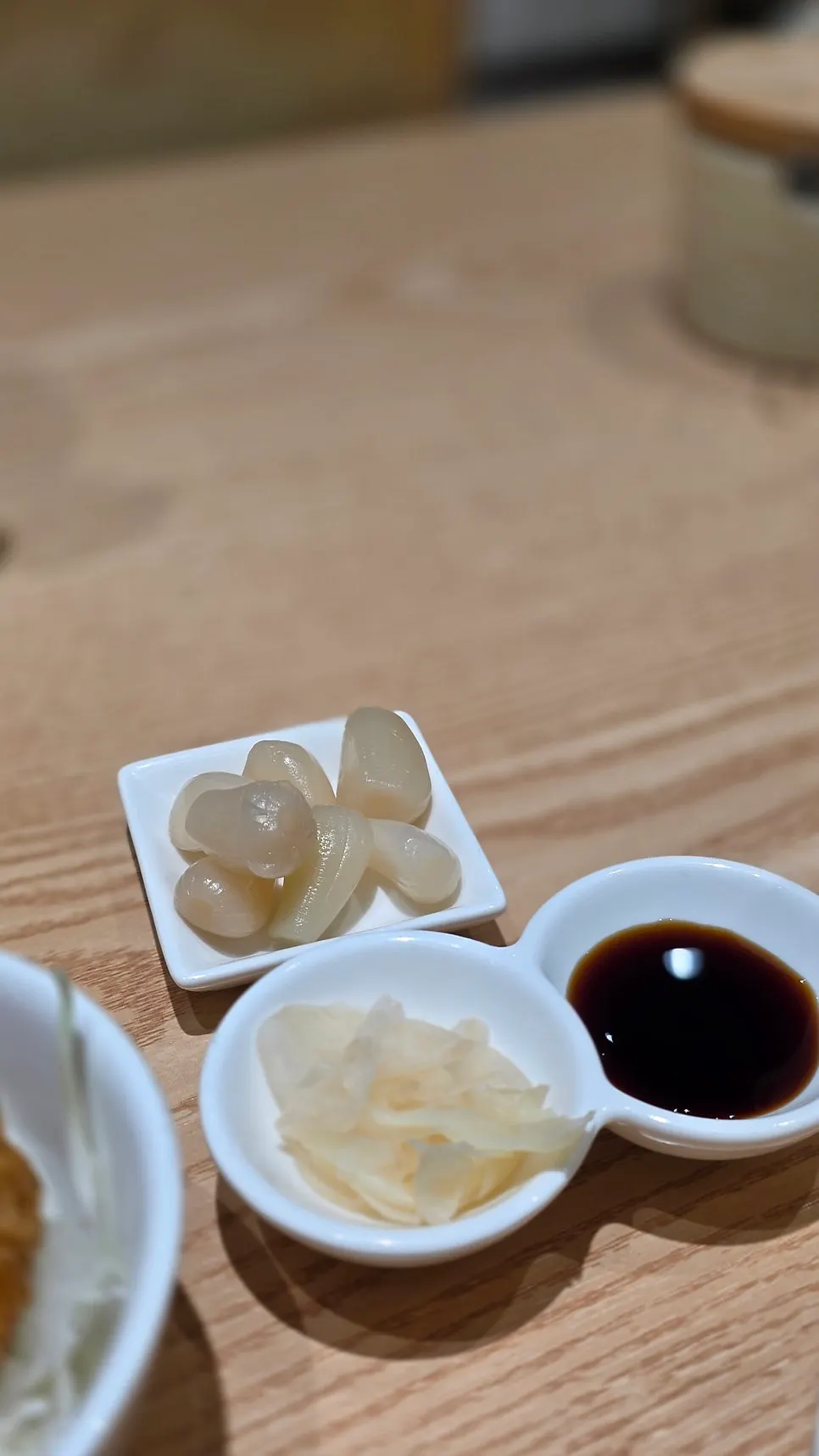 Crispy fried side dish served alongside the meal