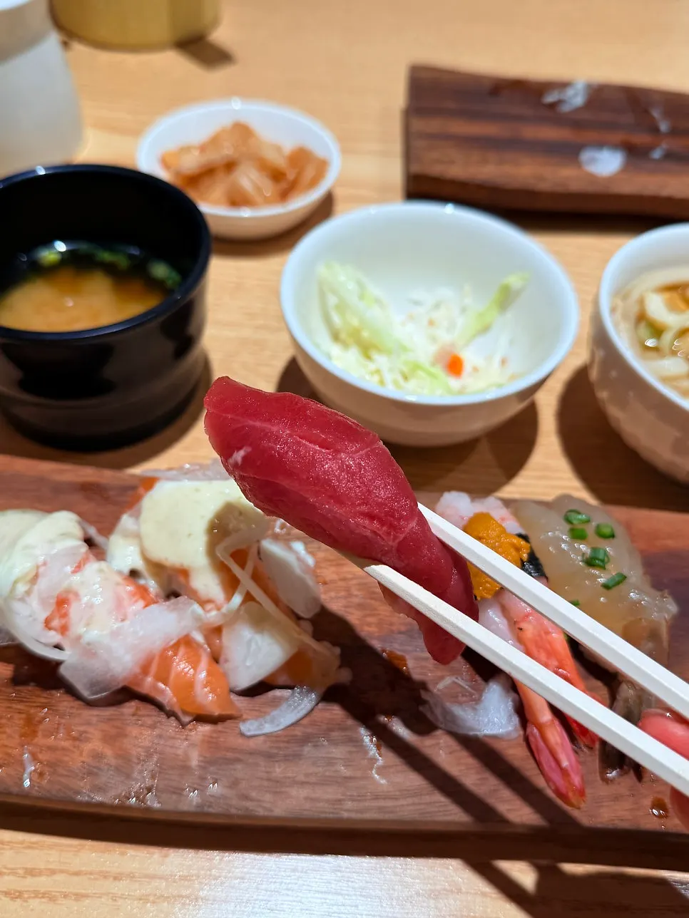 Monkfish liver gunkan, the top pick