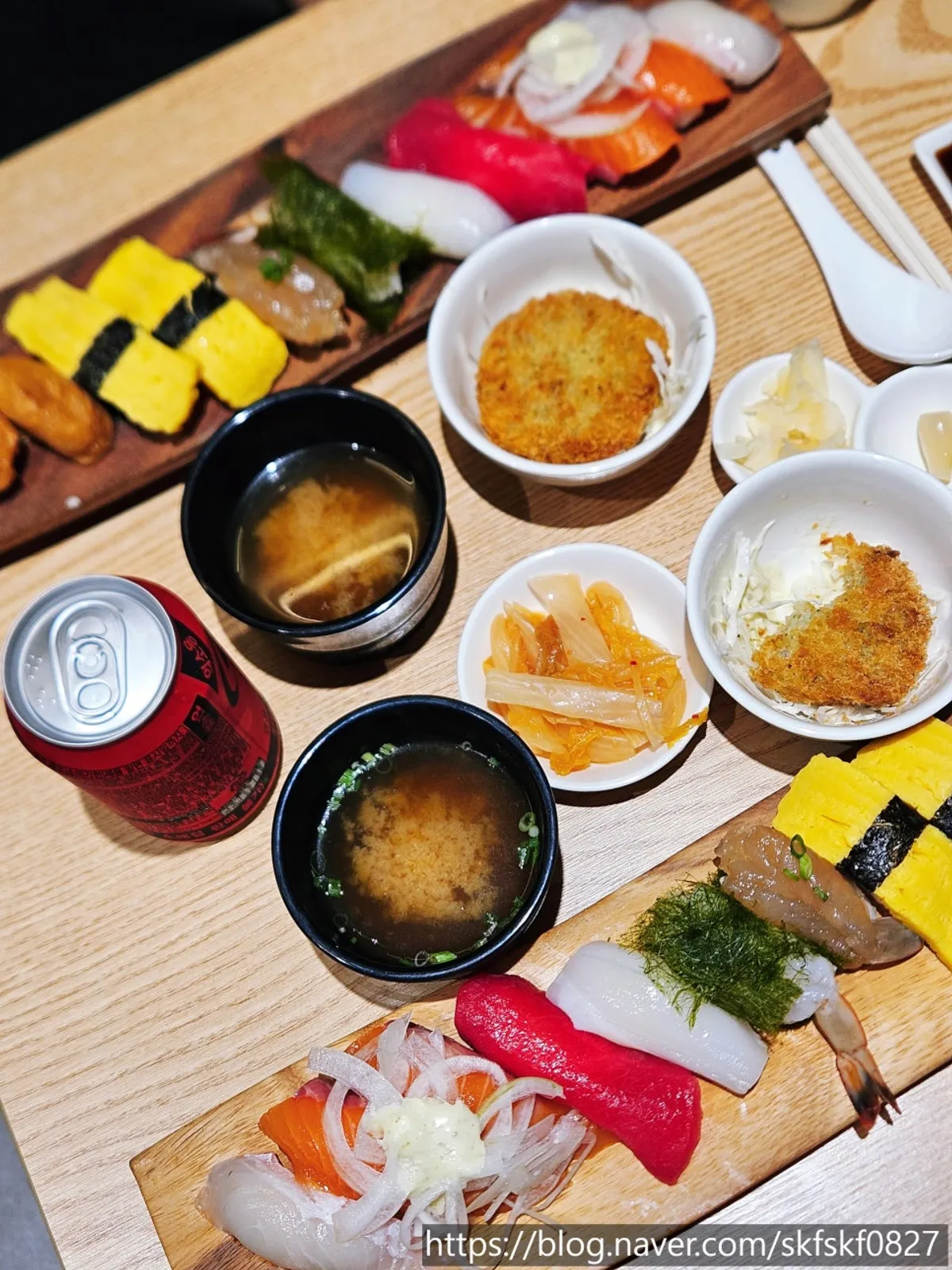 A plate of Ganghan Sushi 12P at Ganghan Sushi Cheonan Buldang Branch