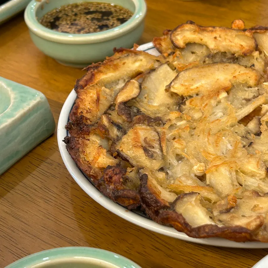 Hyangtaek Korean dishes shared with a child