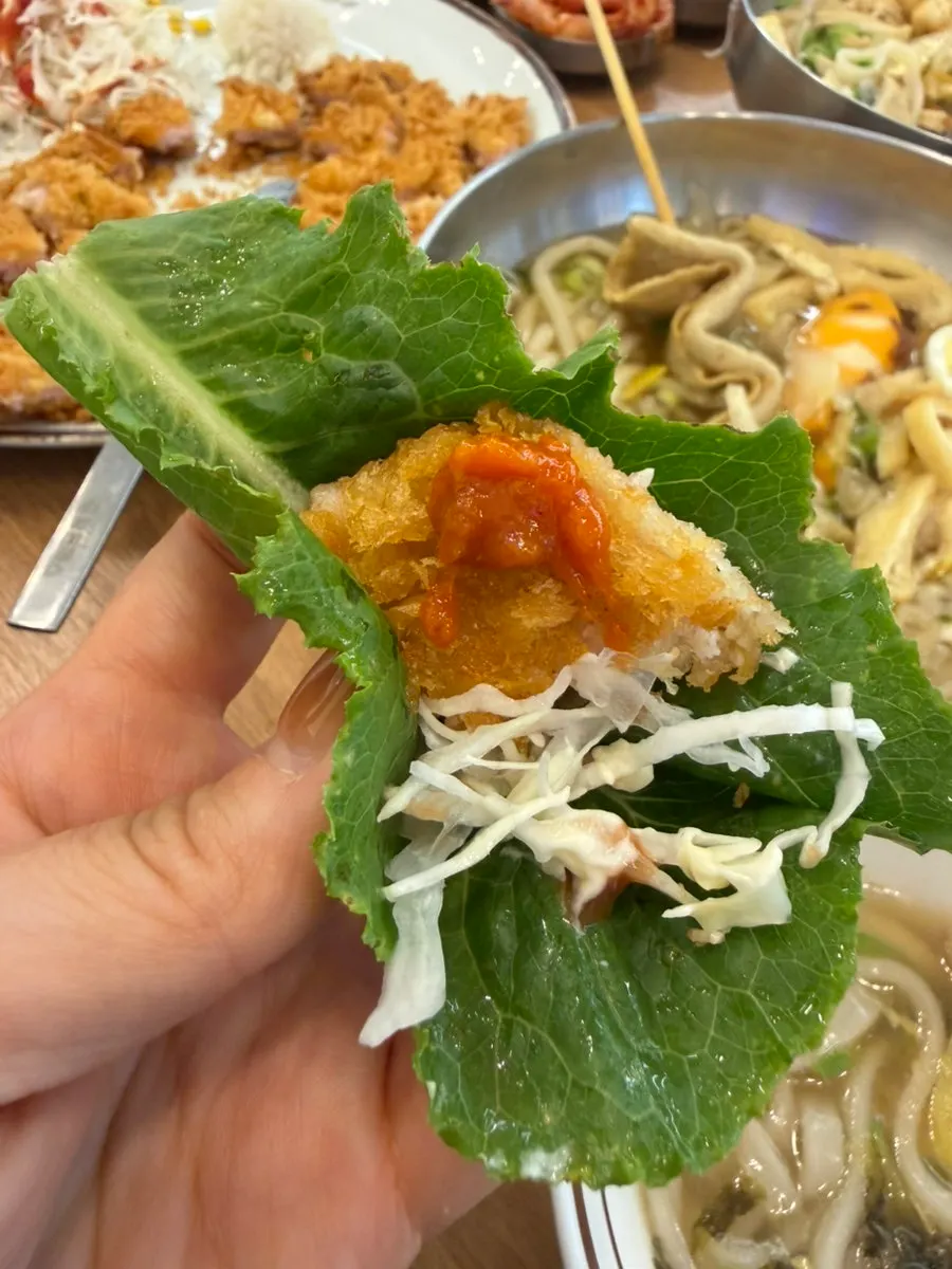매콤새콤한 쫄면 한 그릇
