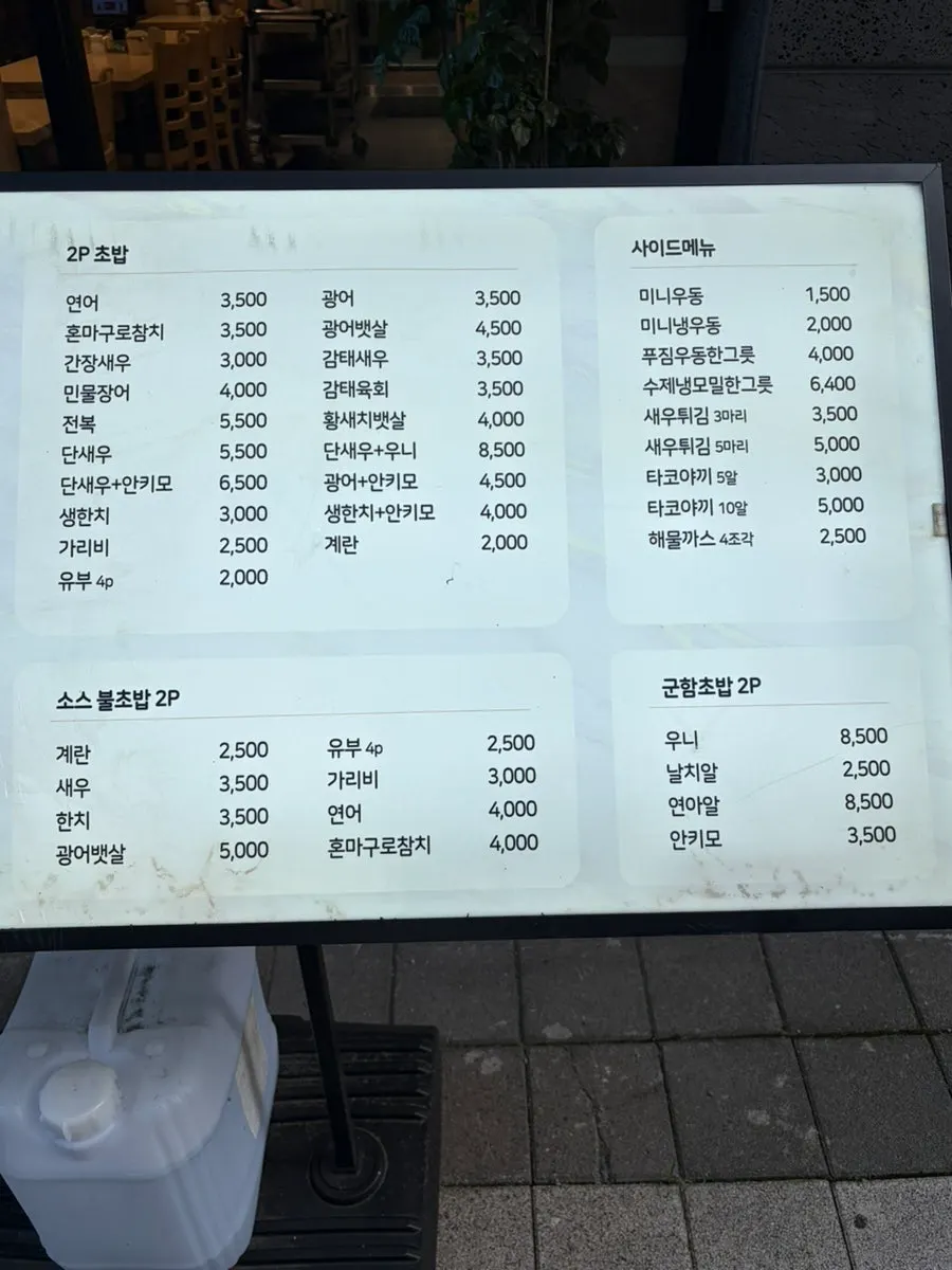 Ganghan Sushi parking and building access information