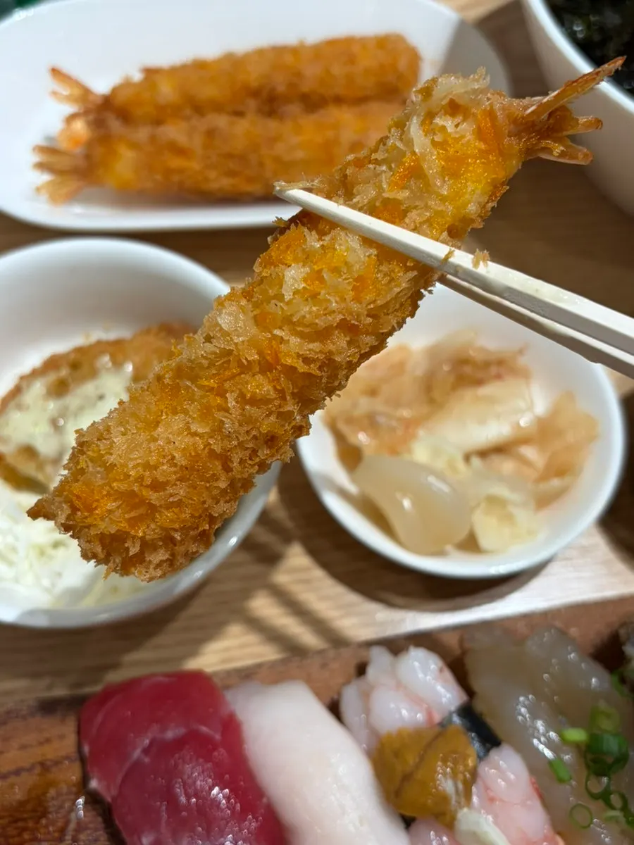 Croquette fritter with cabbage salad
