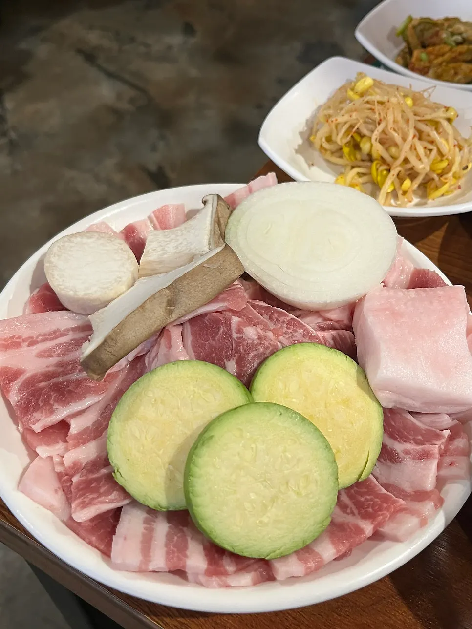 Samgyeopsal fino estilo panceta congelada