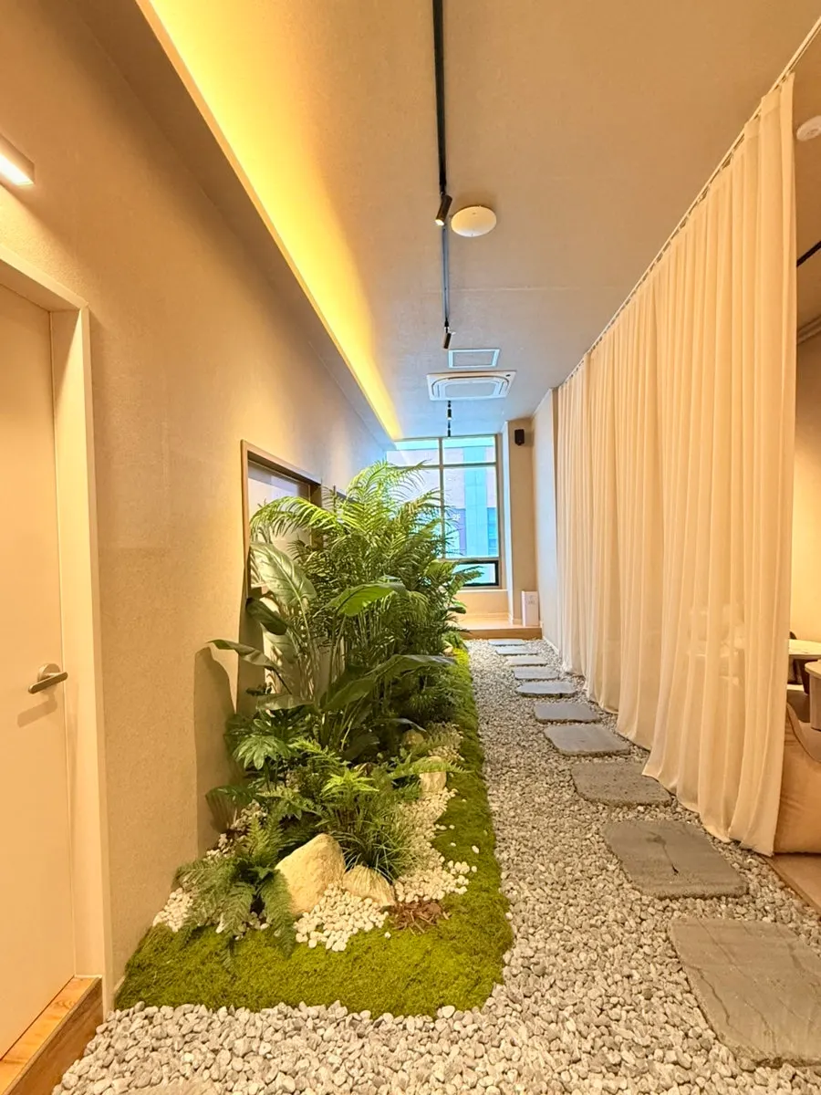 Waiting area at My Bless Sauna