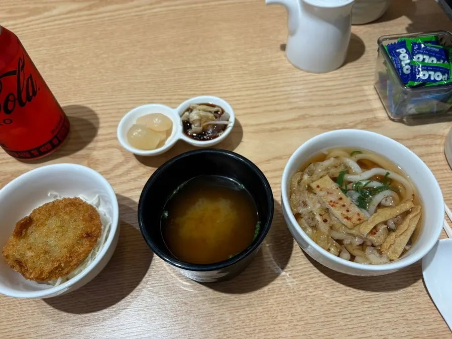 오마카세초밥과 면 요리 구성