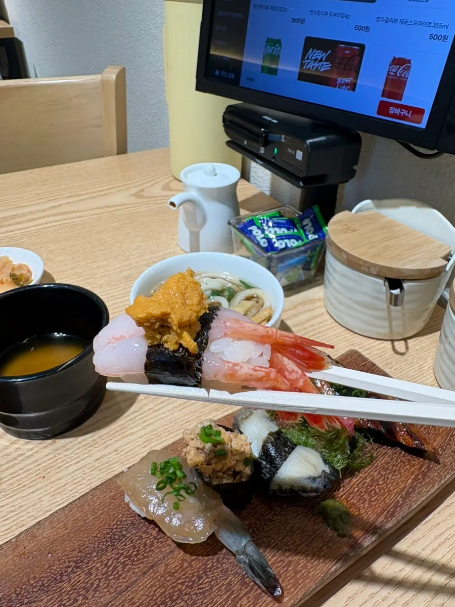 간이 센 초밥 구성