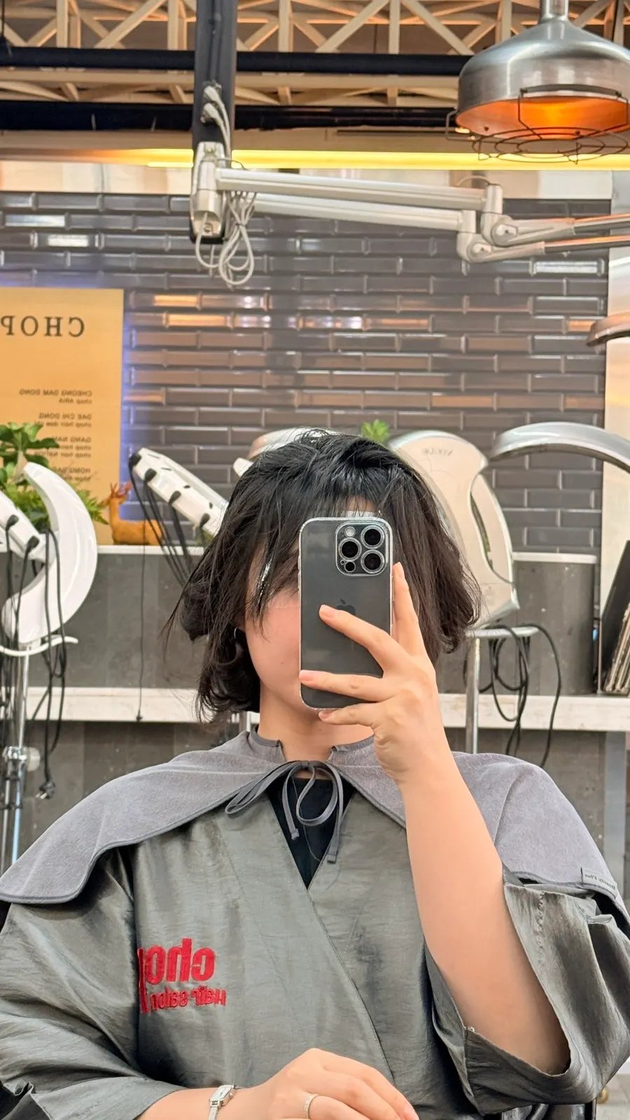 강한 C컬을 위한 굵은 롤 펌 과정
