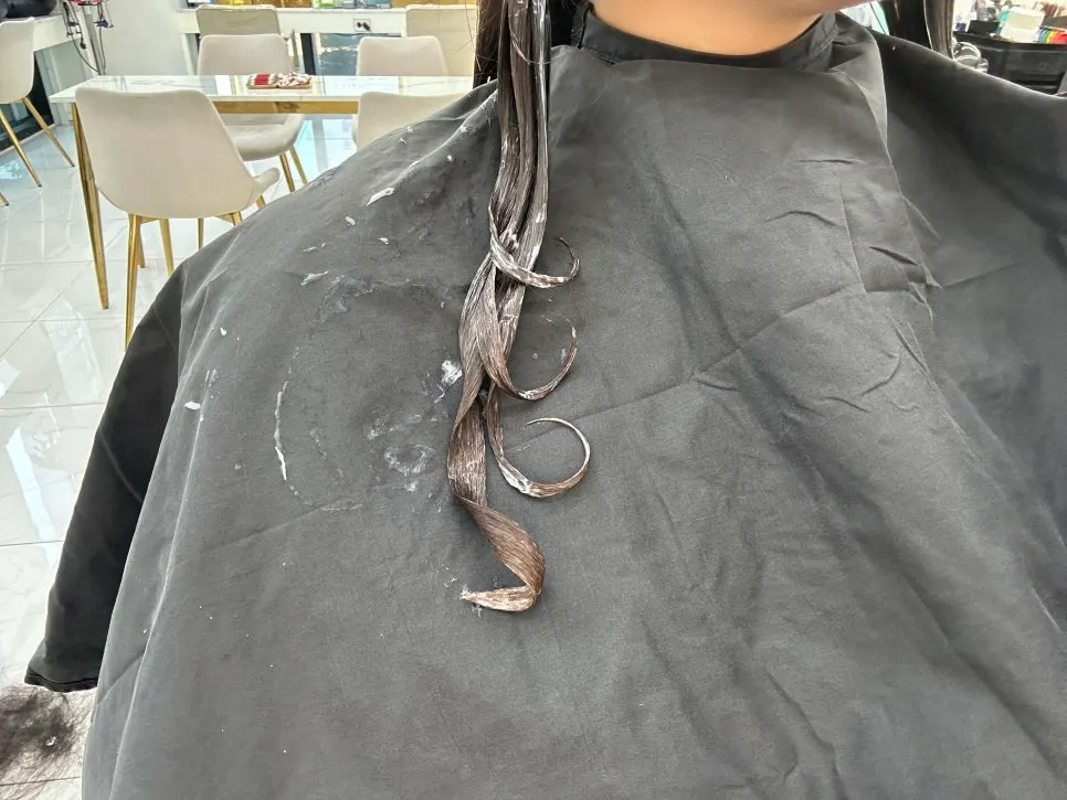 Heat-perm process to create C-curls