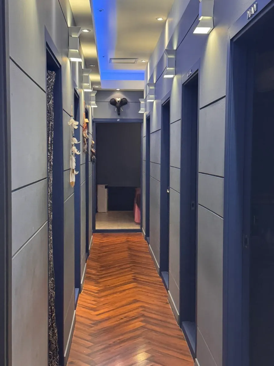 Hallway leading into the Puan Massage interior