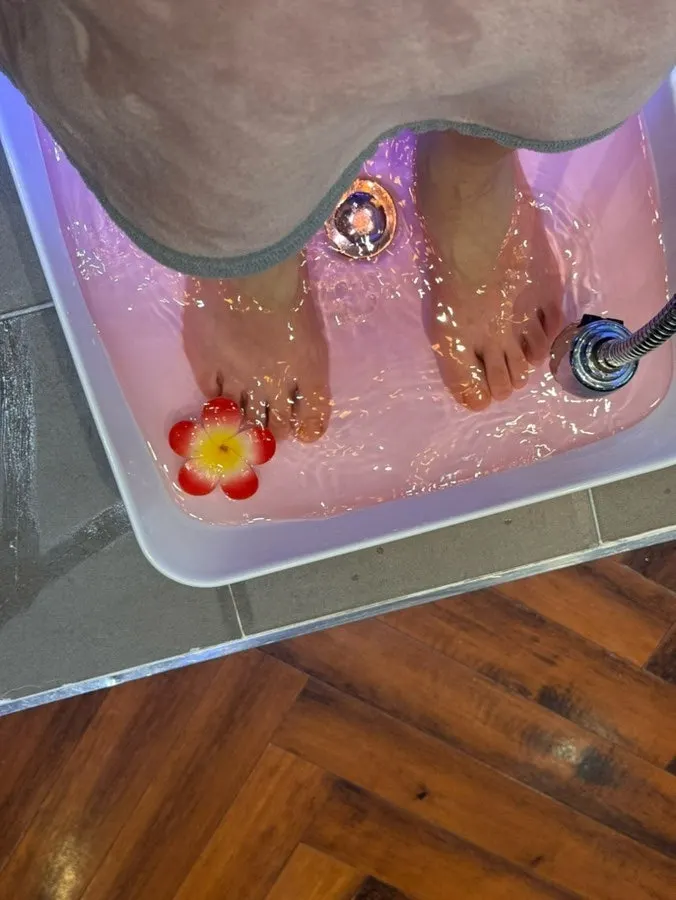 Oil used for the aroma massage