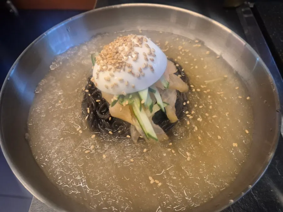 Spicy kimchi stew side dish
