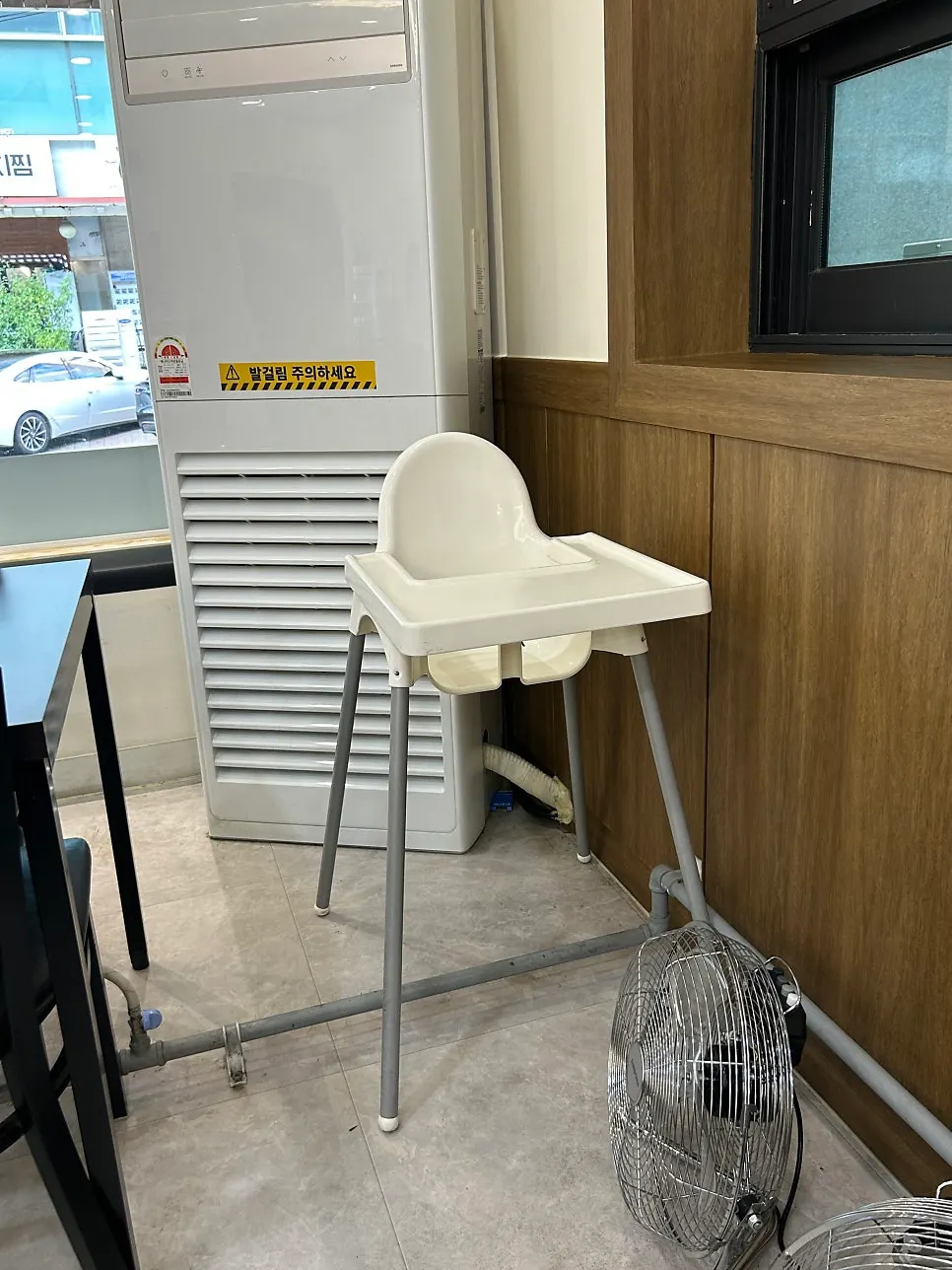Sudut lauk dasar di self-bar