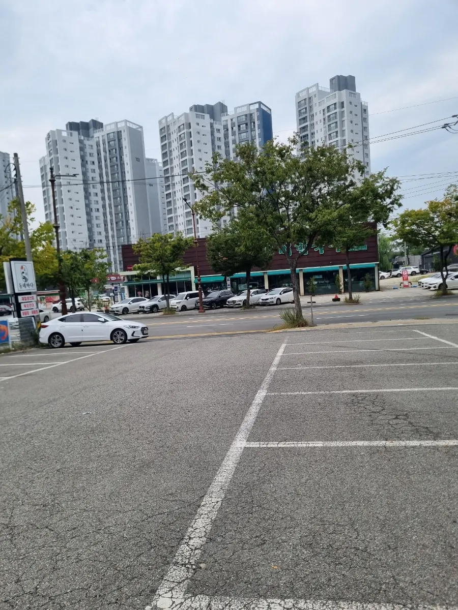 동해바다횟집 매장 앞 넓은 전용주차장