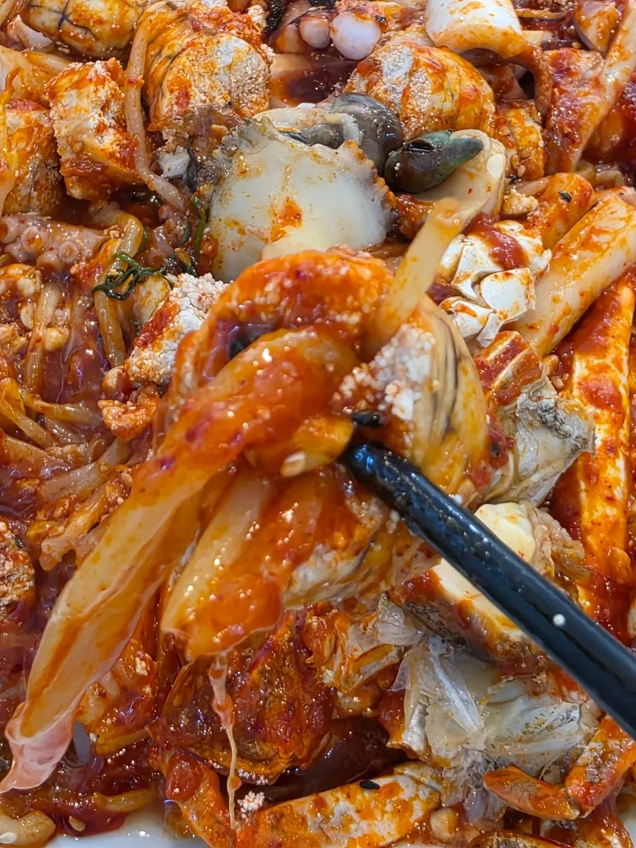 매콤한 양념의 해물찜 사진