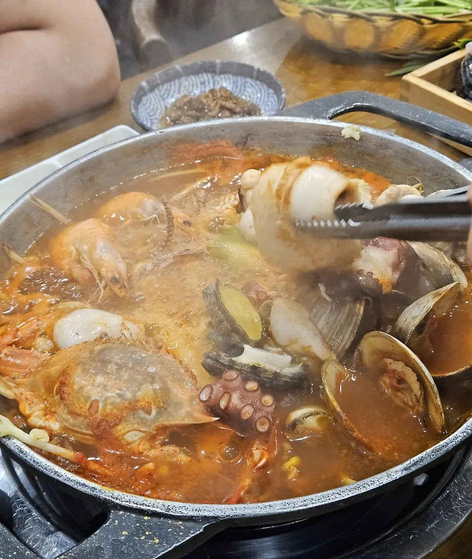 Seafood stew loaded with seafood